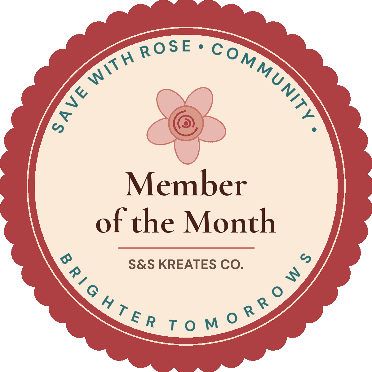 Member of the Month Medallion