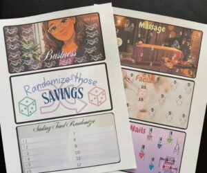 13 categories randomizer set savings challenge preview image