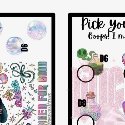 Pink and green A5 savings planner and tracker printable set including Pick Your Poison challenge