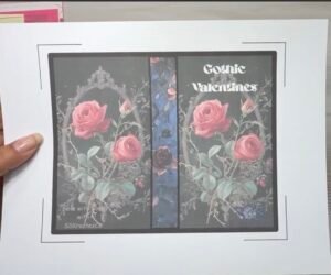 Gothic Valentines box challenge envelope savings challenge preview image