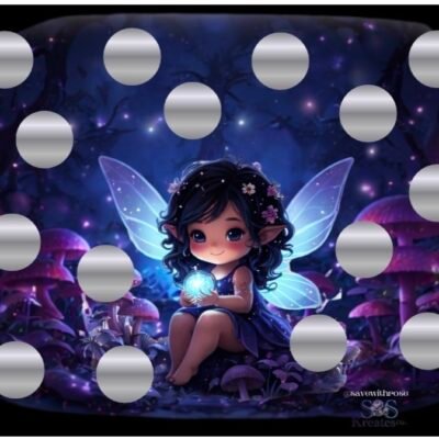 Moon Fairies, 2 blue diy scratch offs