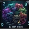 A “cuteness” of axolotls DIY scratch off challenges
