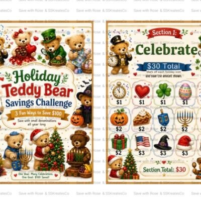 Teddy bear holidays set