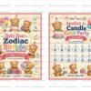 Teddy bear birthday booklet